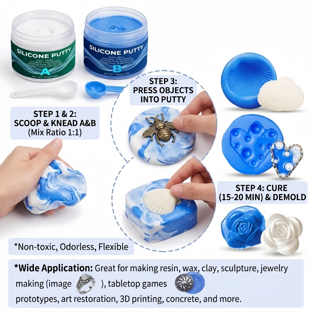 Silicone Putty Mold Making Sup - огляд і ціна Soap Making Ins