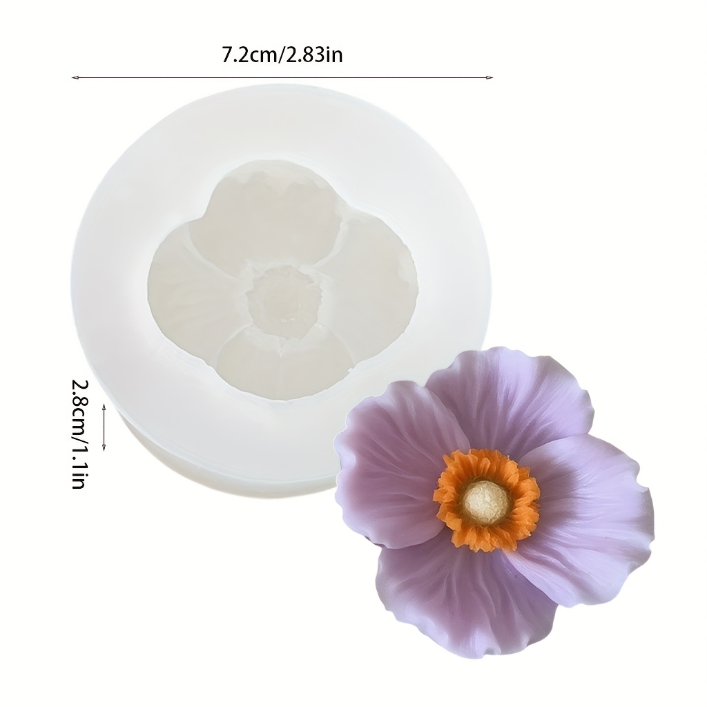 Flower Silicone Candle Mold, C - огляд і ціна Soap Making Instructions