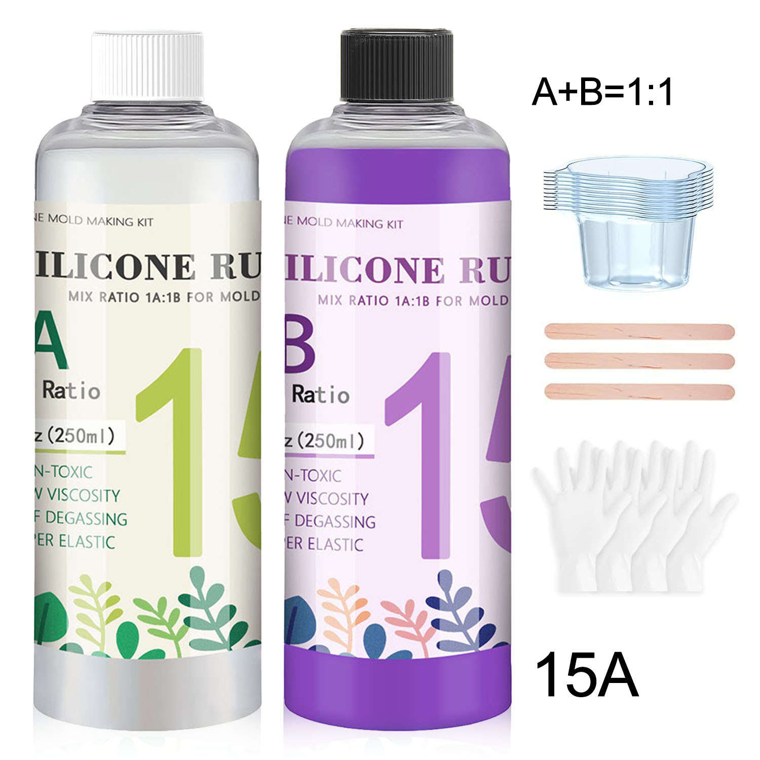 Purple Liquid Silicone Rubber  - огляд і ціна Soap Making Kit For Beginners