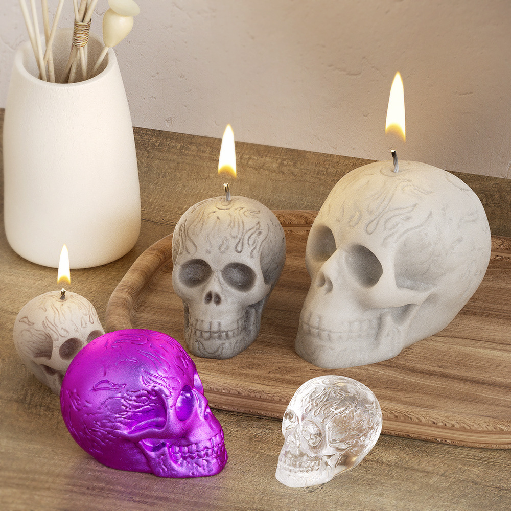 Multi Size Skull Head Silicone - огляд і ціна Soap Making Gifts