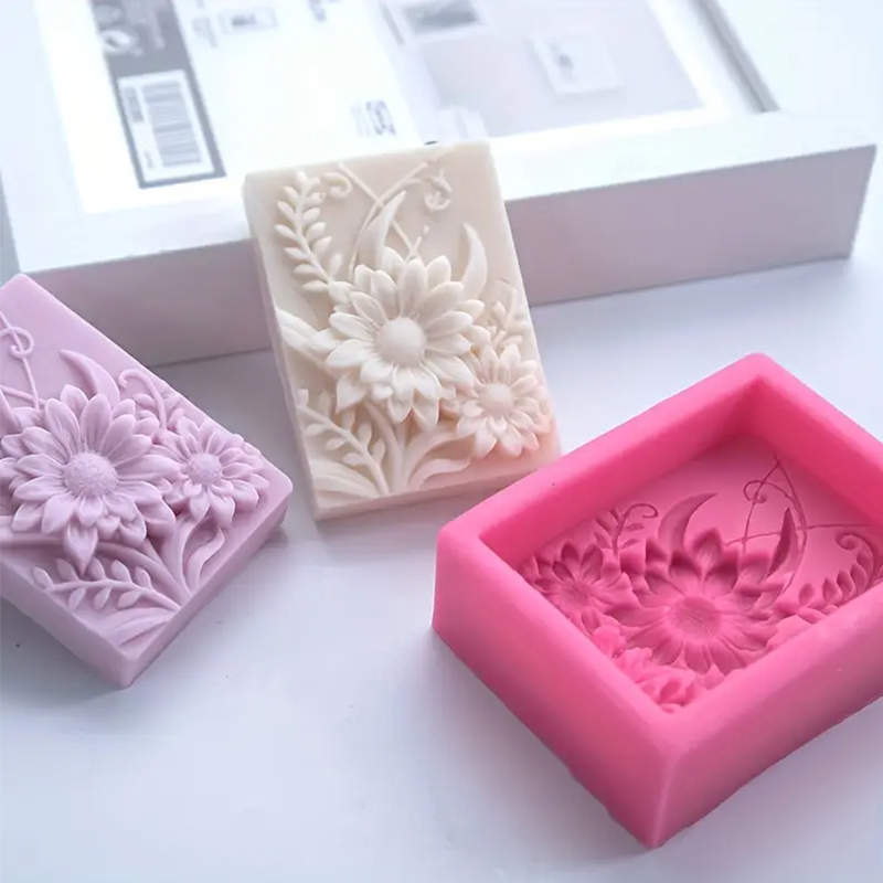 3D Flower Square Soap Silicone - огляд і ціна Soap Making Kit For Beginners