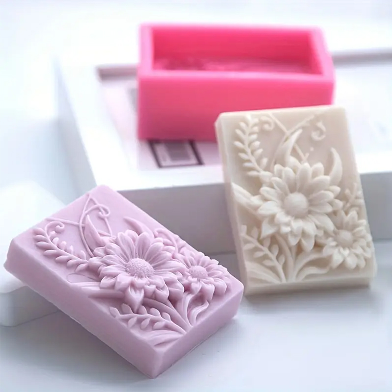 3D Flower Square Soap Silicone - огляд і ціна Soap Making Kit For Beginners