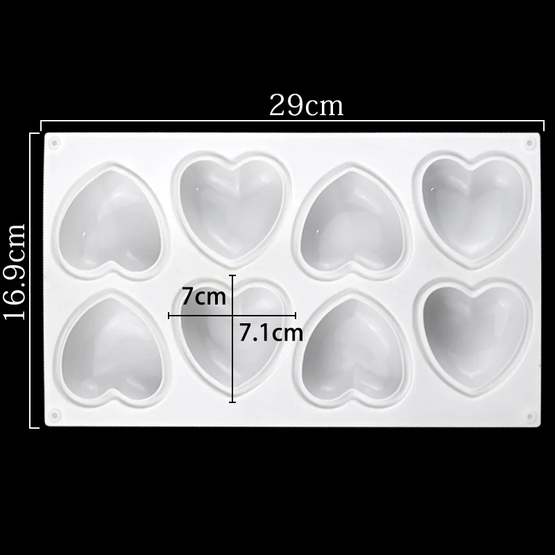 Love Heart Silicone Soap Mold  - огляд і ціна Soap Making Kit For Beginners