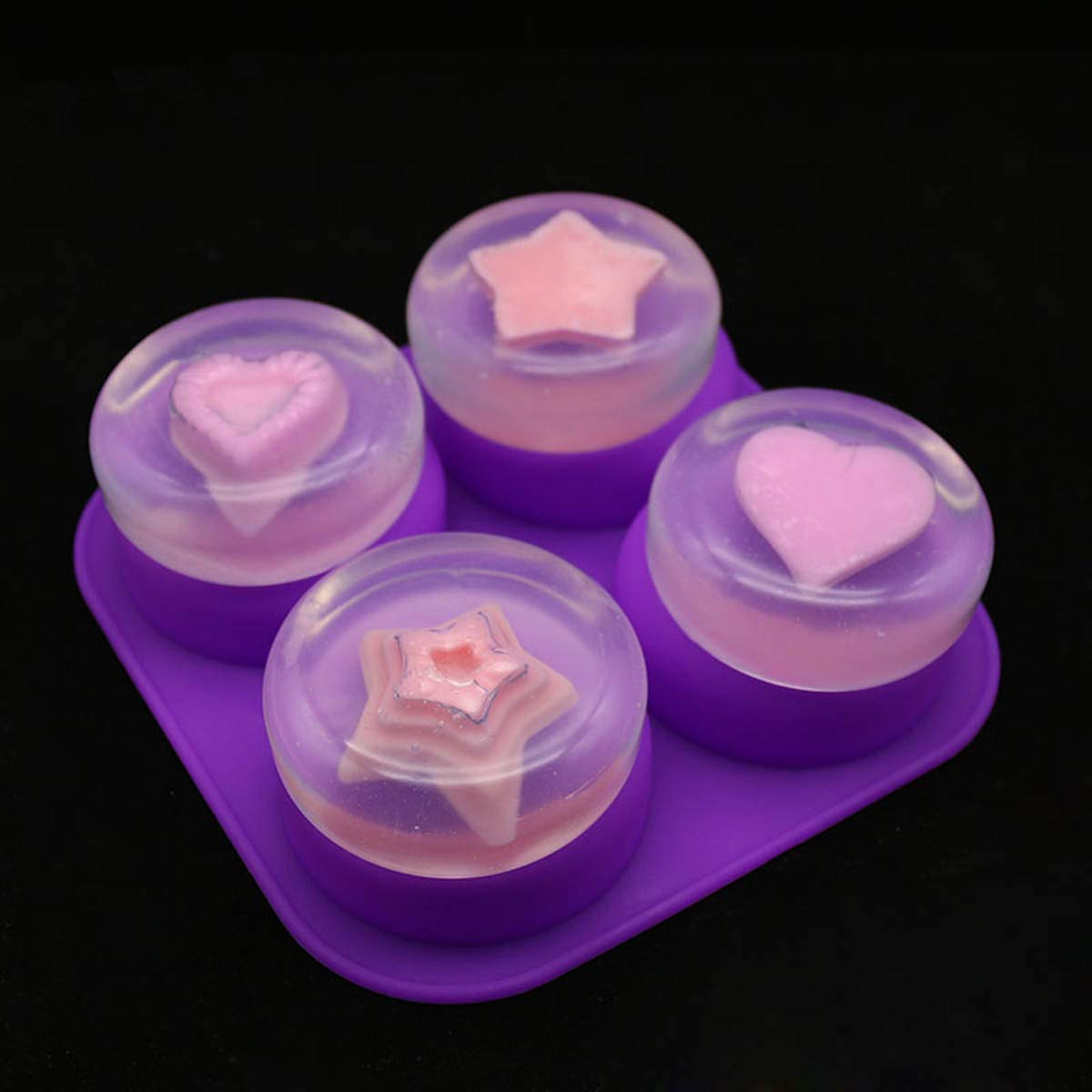 1-2 PCS 4 Cavity Reusable Roun - огляд і ціна Soap Making Instructions
