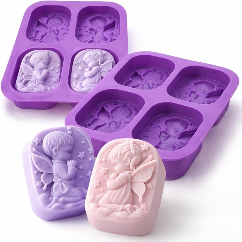 Angel Silicone Mold For Soap M - огляд і ціна Soap Making Kit For Beginners