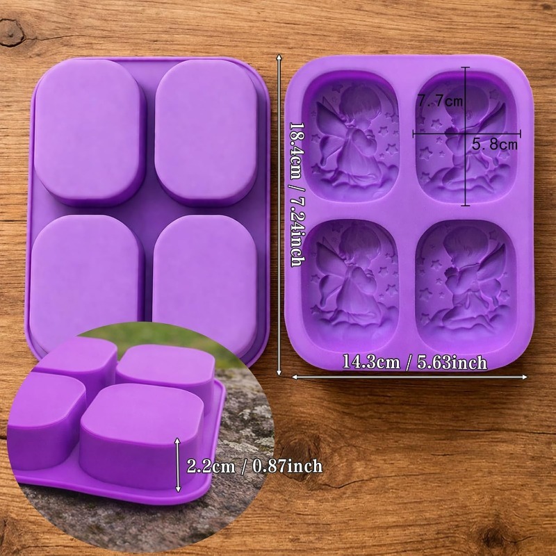 Angel Silicone Mold For Soap M - огляд і ціна Soap Making Kit For Beginners