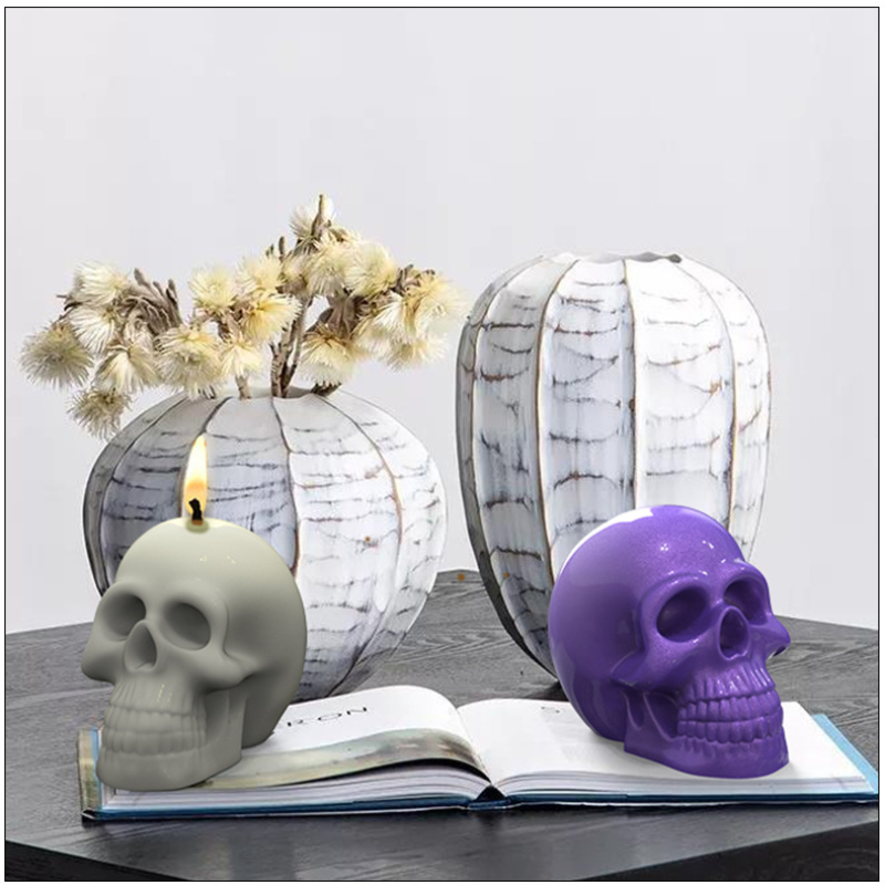 3D Skull Silicone Candle Molds - огляд і ціна Soap Making Gifts
